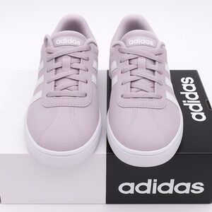 Adidas Courtset Women’s Sneakers – Vapour Grey / White / Purple Tint (Size 7.5)